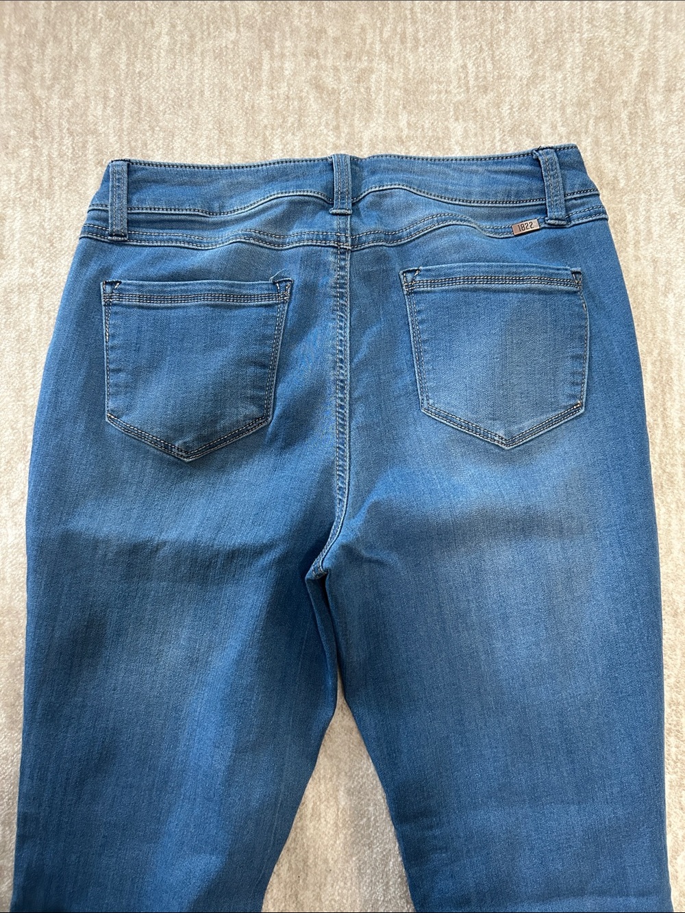 1822 Denim Blue Flare Jeans - Picture 3 of 3